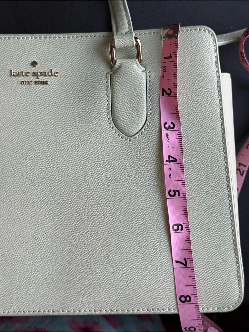 kate spade Mint Green Saffiano Leather Satchel
